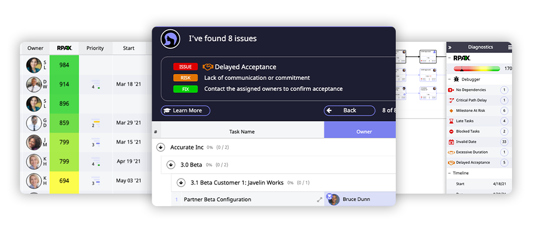 Moovila Intelligent Project Control